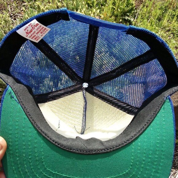 Deadstock Vintage Hopkinsville Electric Motor Patch Snap Back Trucker Hat - Picture 5 of 6